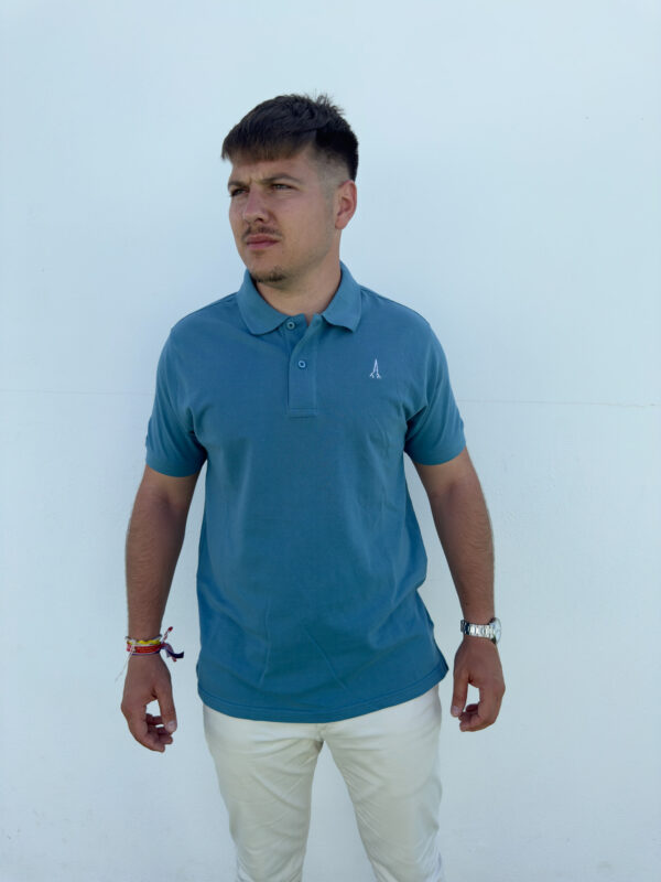 Polo Nazarena Unisex - Azul - Imagen 3