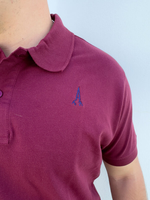 Polo Nazarena Unisex - Granate - Imagen 3