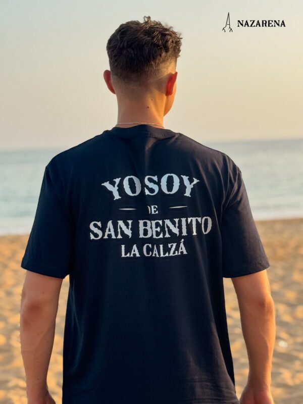 Camiseta Oversize Unisex Azul Marino Personalizable - Imagen 3