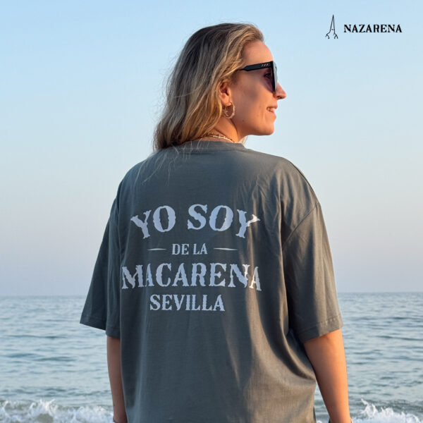Camiseta Oversize Unisex Verde Salvia Personalizable