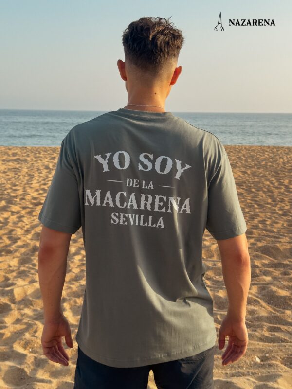Camiseta Oversize Unisex Verde Salvia Personalizable - Imagen 3